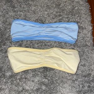 Lot of 2 Reversible Bandeau Bras